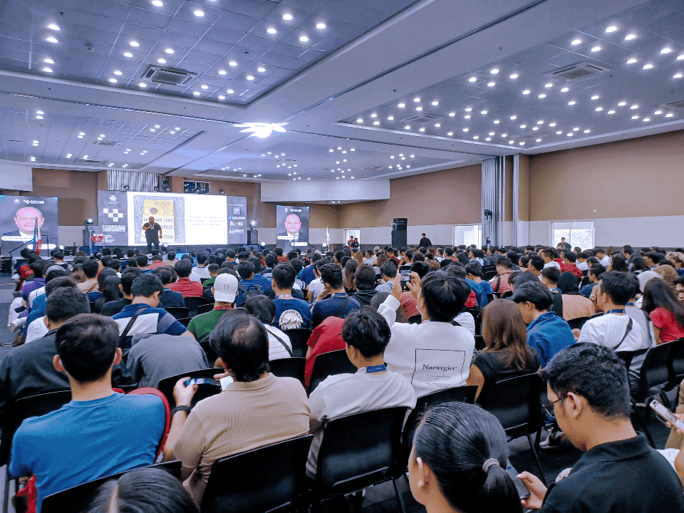 BCC 2024 campus conference hall filled with attendees